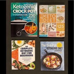 Lot of (4) Ketogenic (Keto) Books
